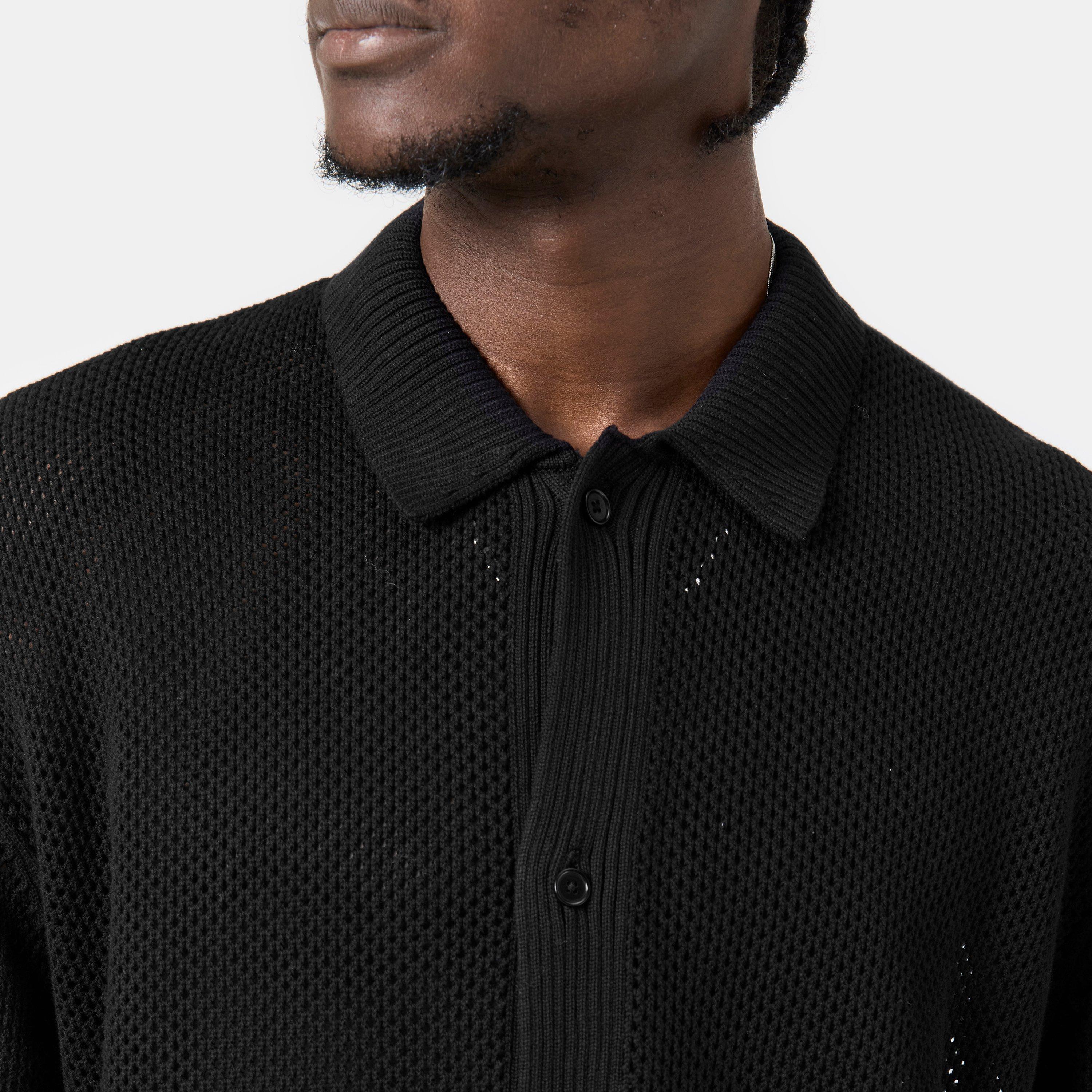 Men's Plain Long-Sleeve Shirt