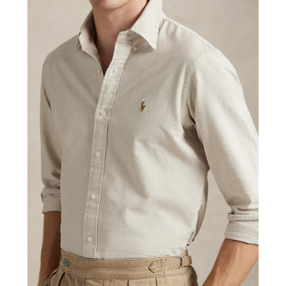 Oxford Long-Sleeve Plain Shirt