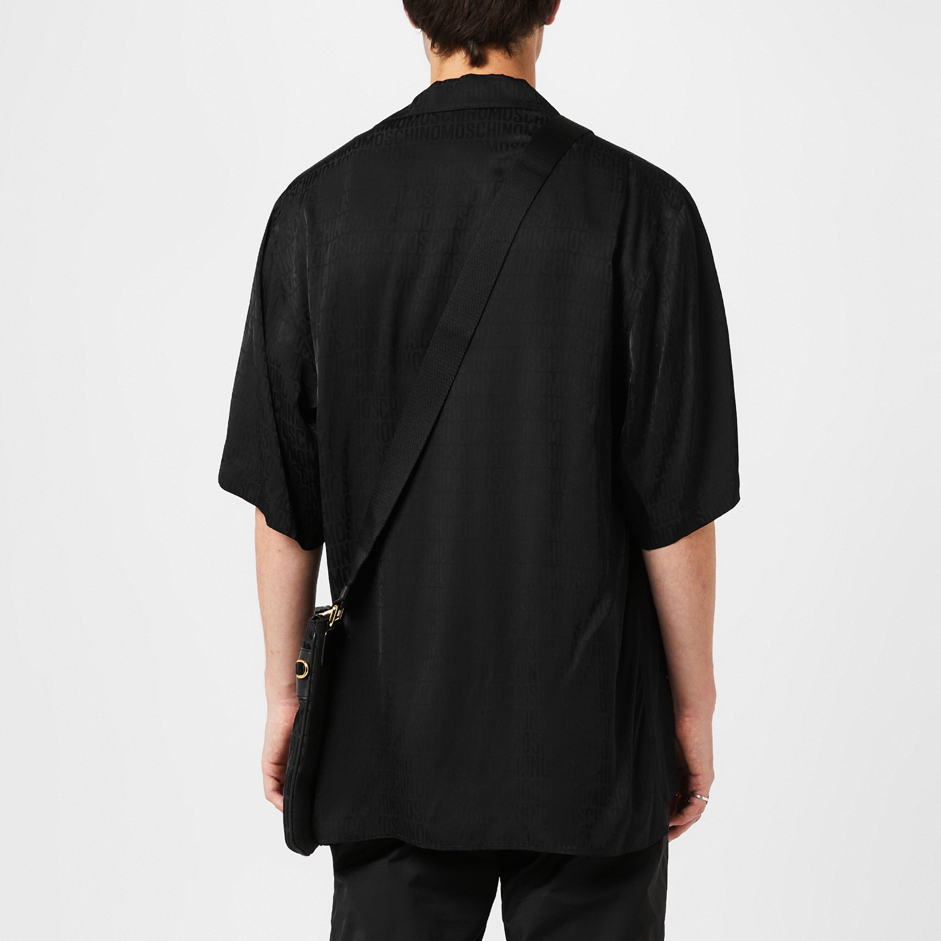 Allover Logo Jacquard Twill Shirt