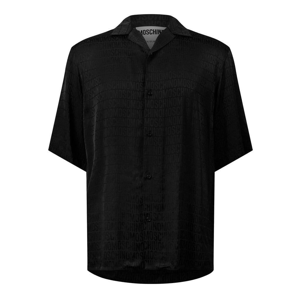 Allover Logo Jacquard Twill Shirt