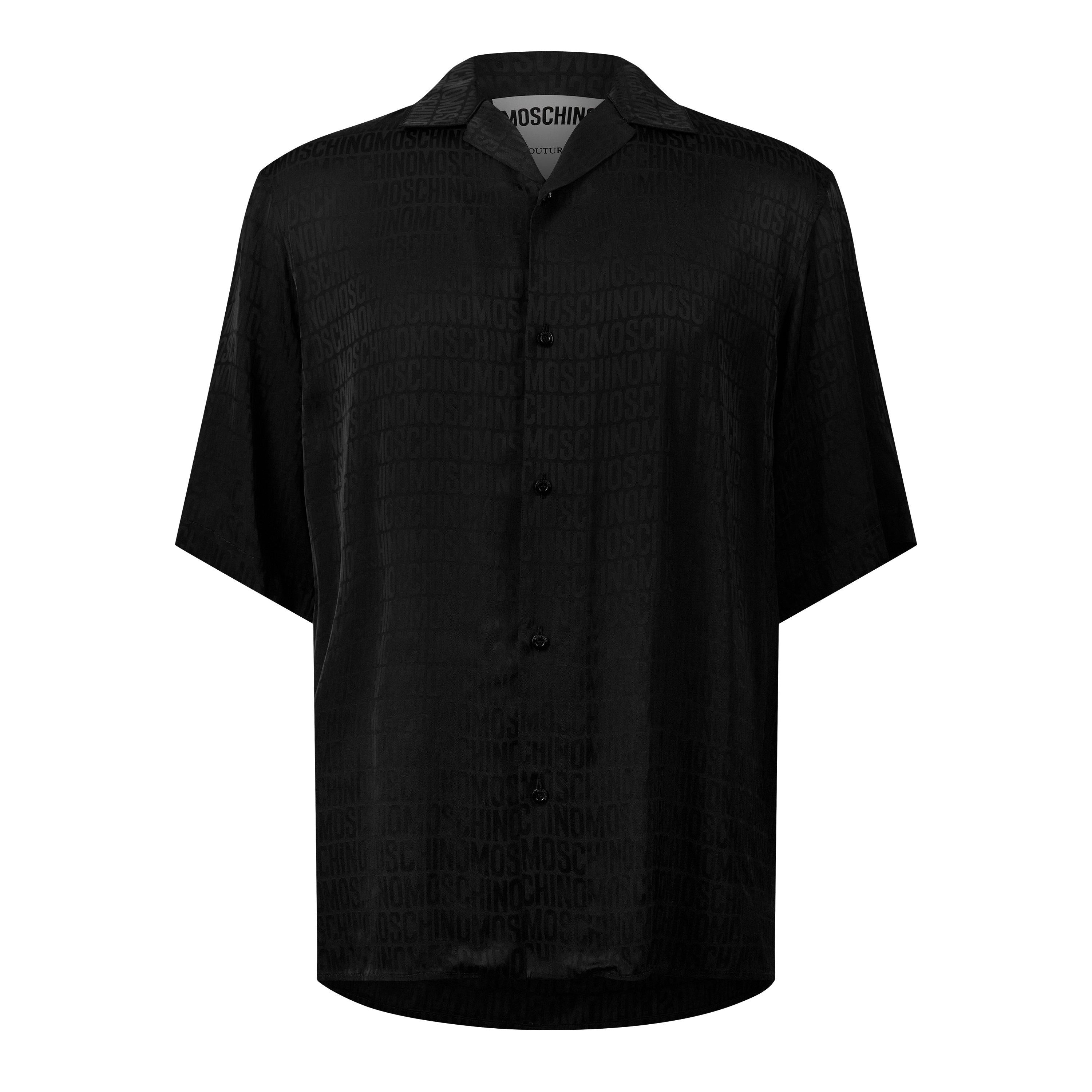 Allover Logo Jacquard Twill Shirt