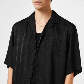 Allover Logo Jacquard Twill Shirt
