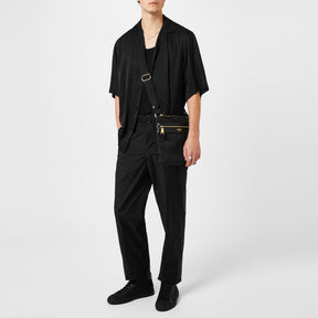 Allover Logo Jacquard Twill Shirt