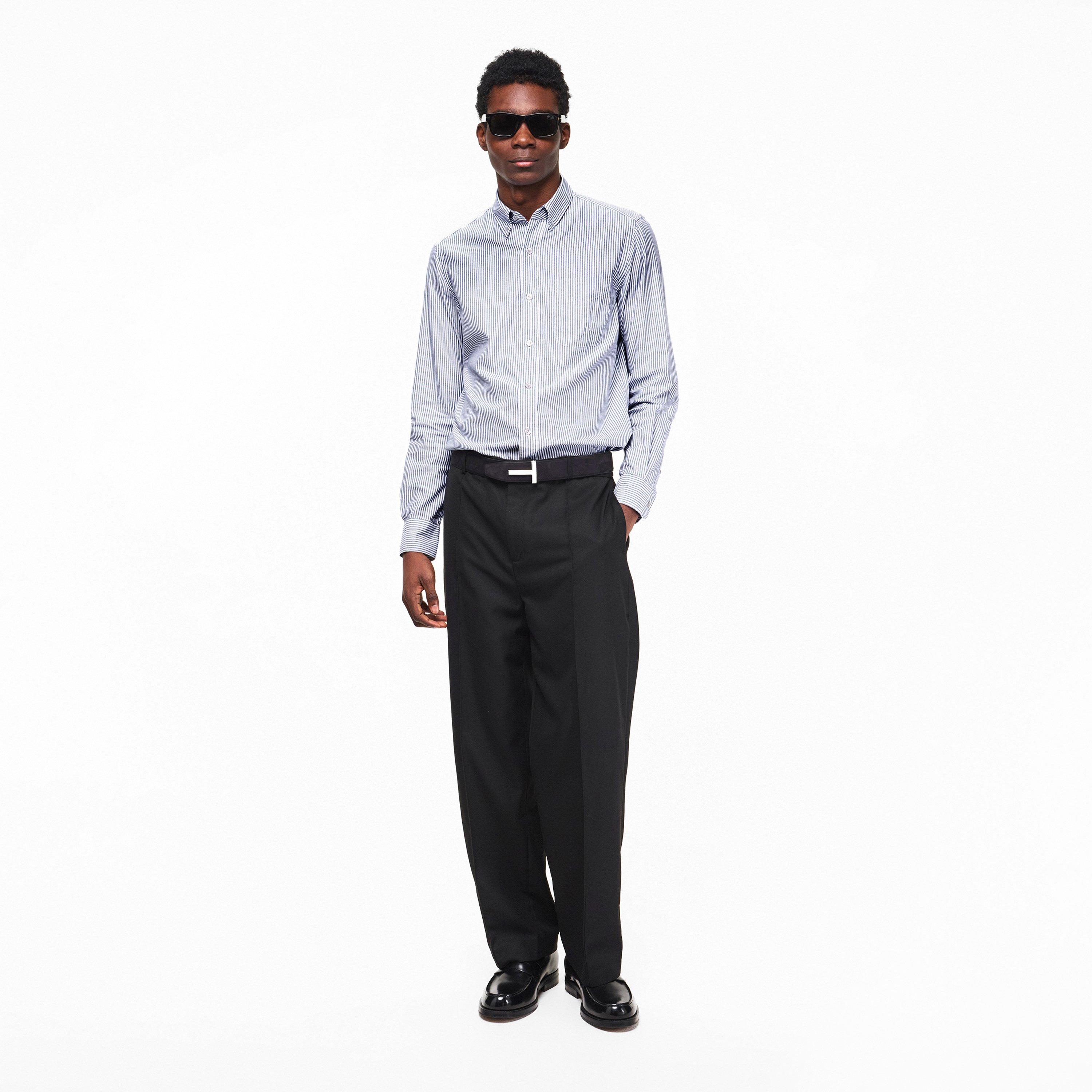 Pinstripe Oxford Shirt