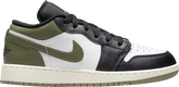 Air Jordan 1 Low 'Black Toe Medium Olive'