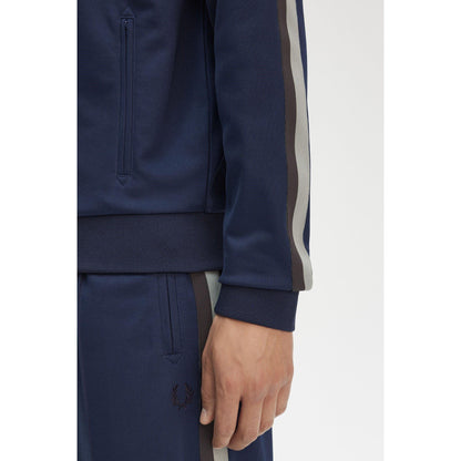 Full-Zip Athletic Fit Tracksuit Top