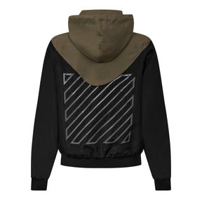 Athl Diag Outline Hooded Tracktop