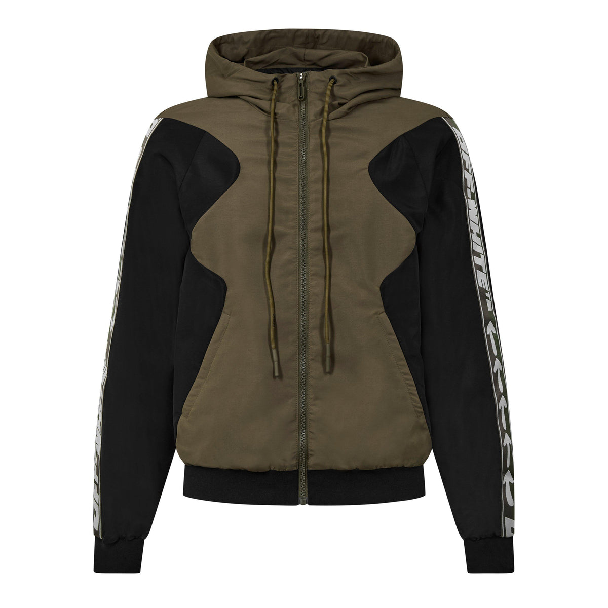 Athl Diag Outline Hooded Tracktop