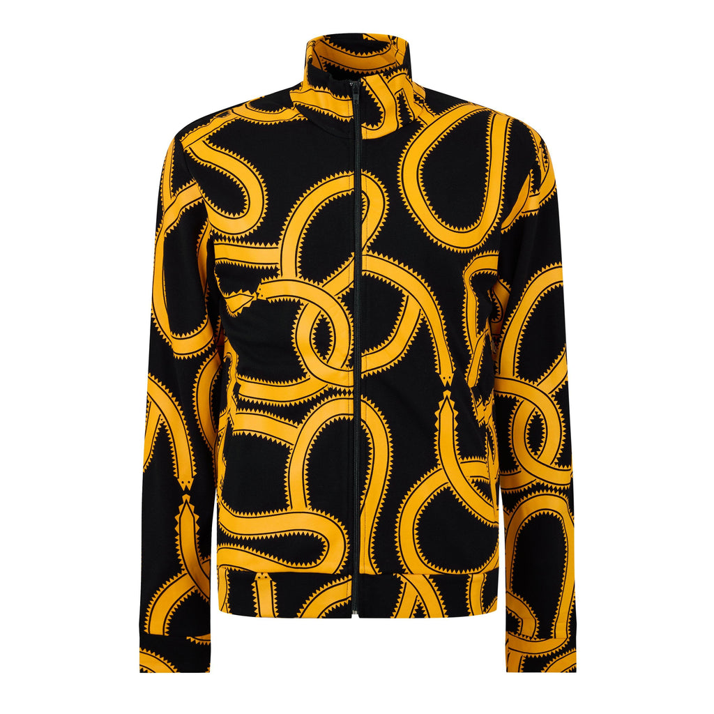 Snake Print Tracksuit Jacket