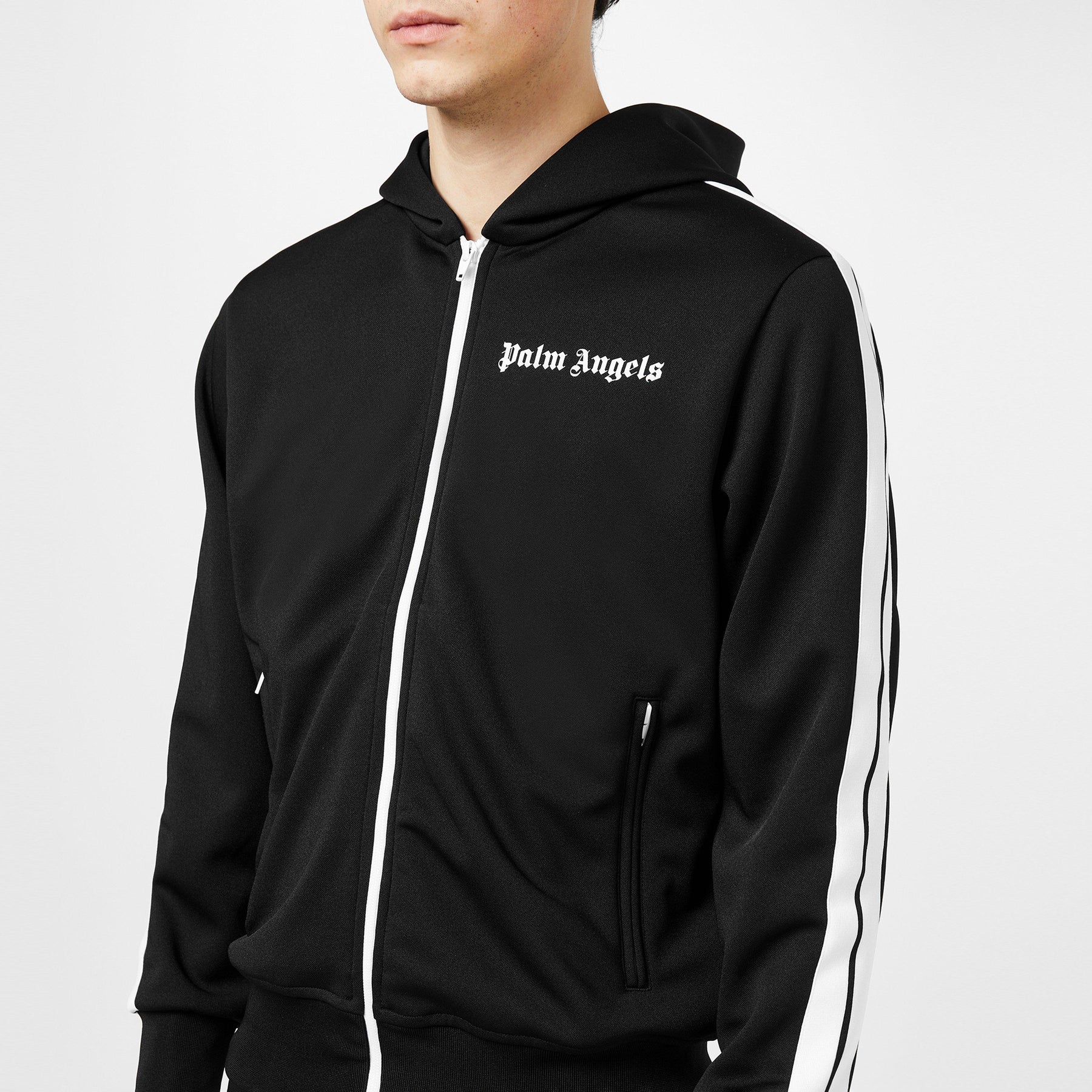 Side Stripe Logo Hoodie