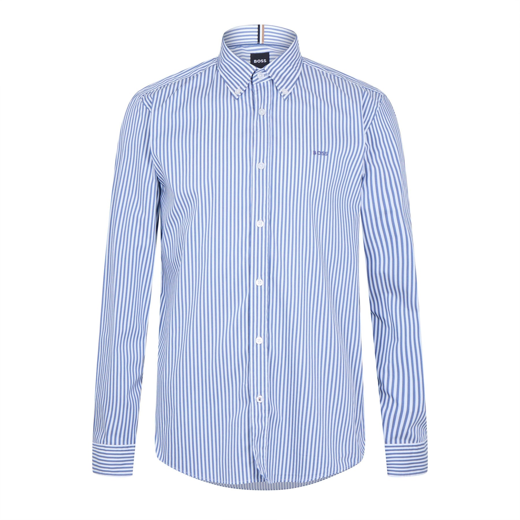 Men's Roan BD Stripe Patterned Long-Sleeve Shirt