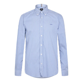Men's Roan BD Stripe Patterned Long-Sleeve Shirt
