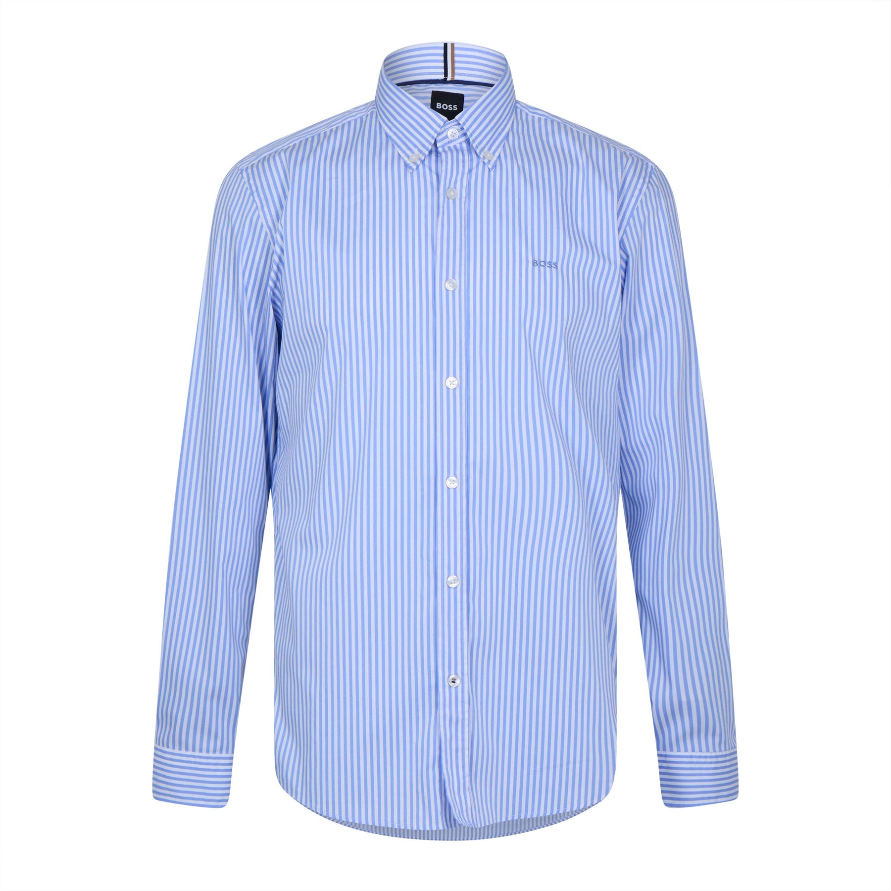 Men's Roan BD Stripe Patterned Long-Sleeve Shirt