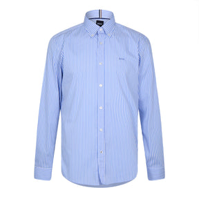 Men's Roan BD Stripe Patterned Long-Sleeve Shirt