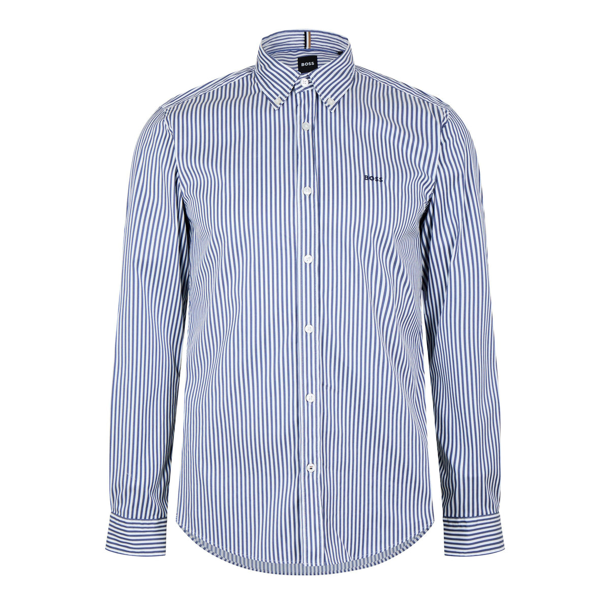 Men's Roan BD Stripe Patterned Long-Sleeve Shirt