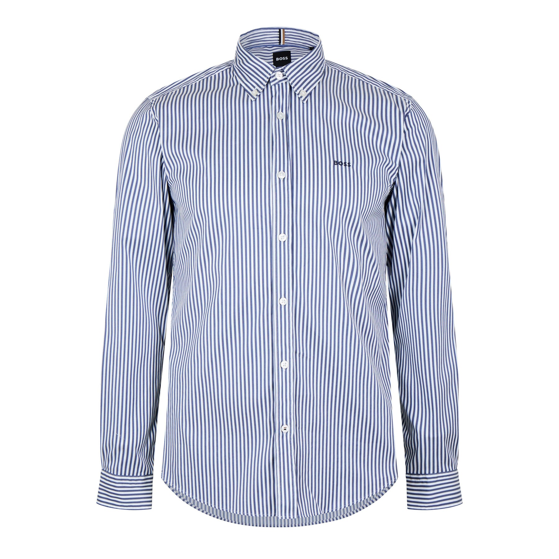 Men's Roan BD Stripe Patterned Long-Sleeve Shirt