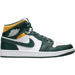 Air Jordan 1 Mid 'Sonic Noble Green Yellow'