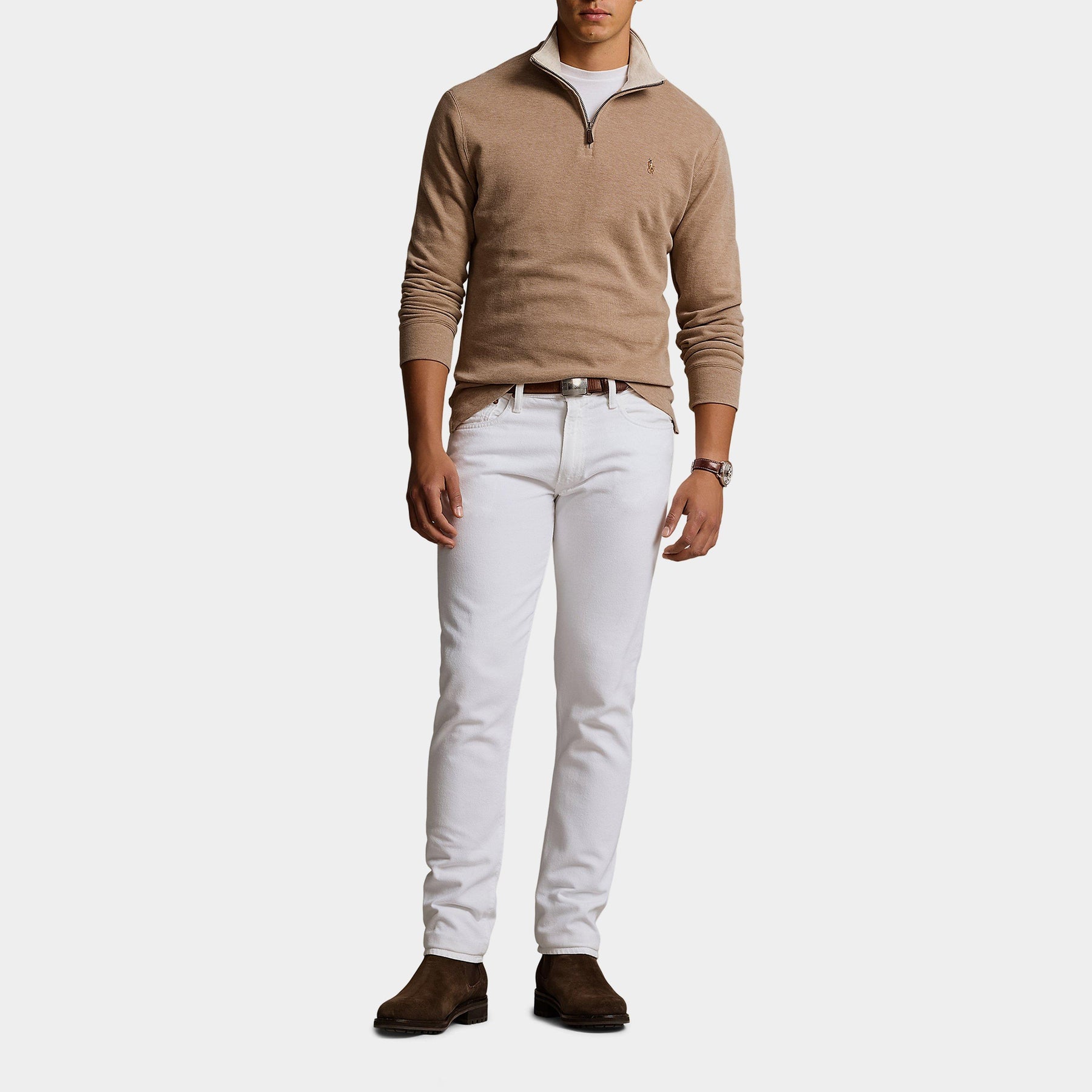 Estate Fleece Quarter Zip Sweater