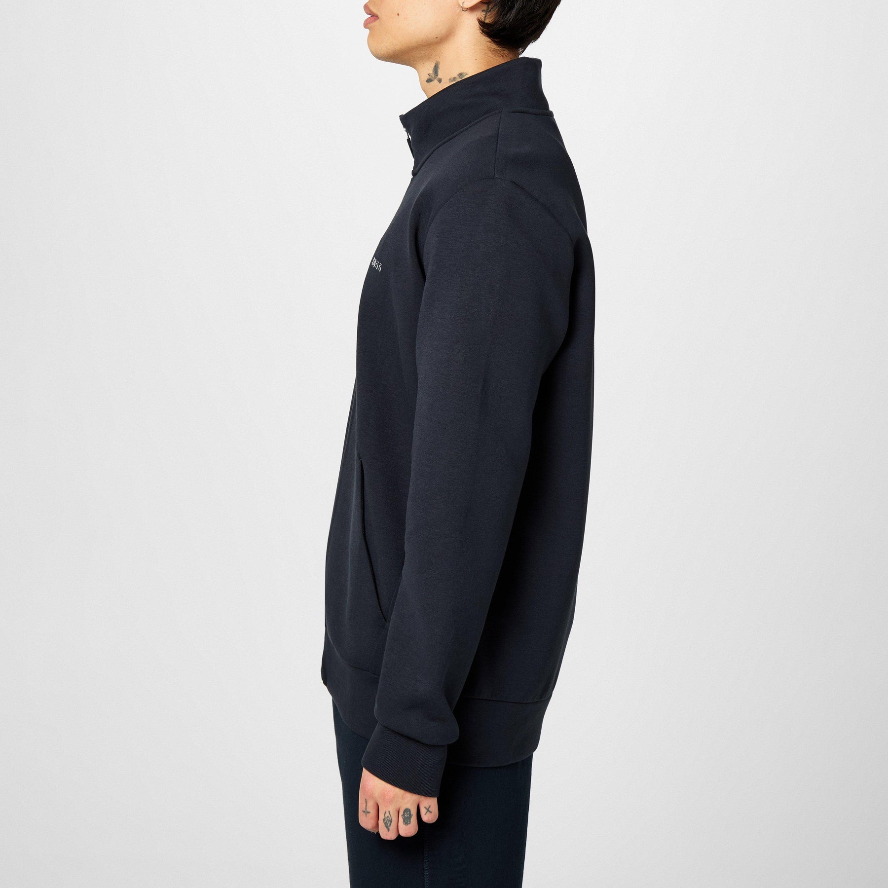 Men's Skaz Full-Zip Fleece Hoodie, High Neck Design