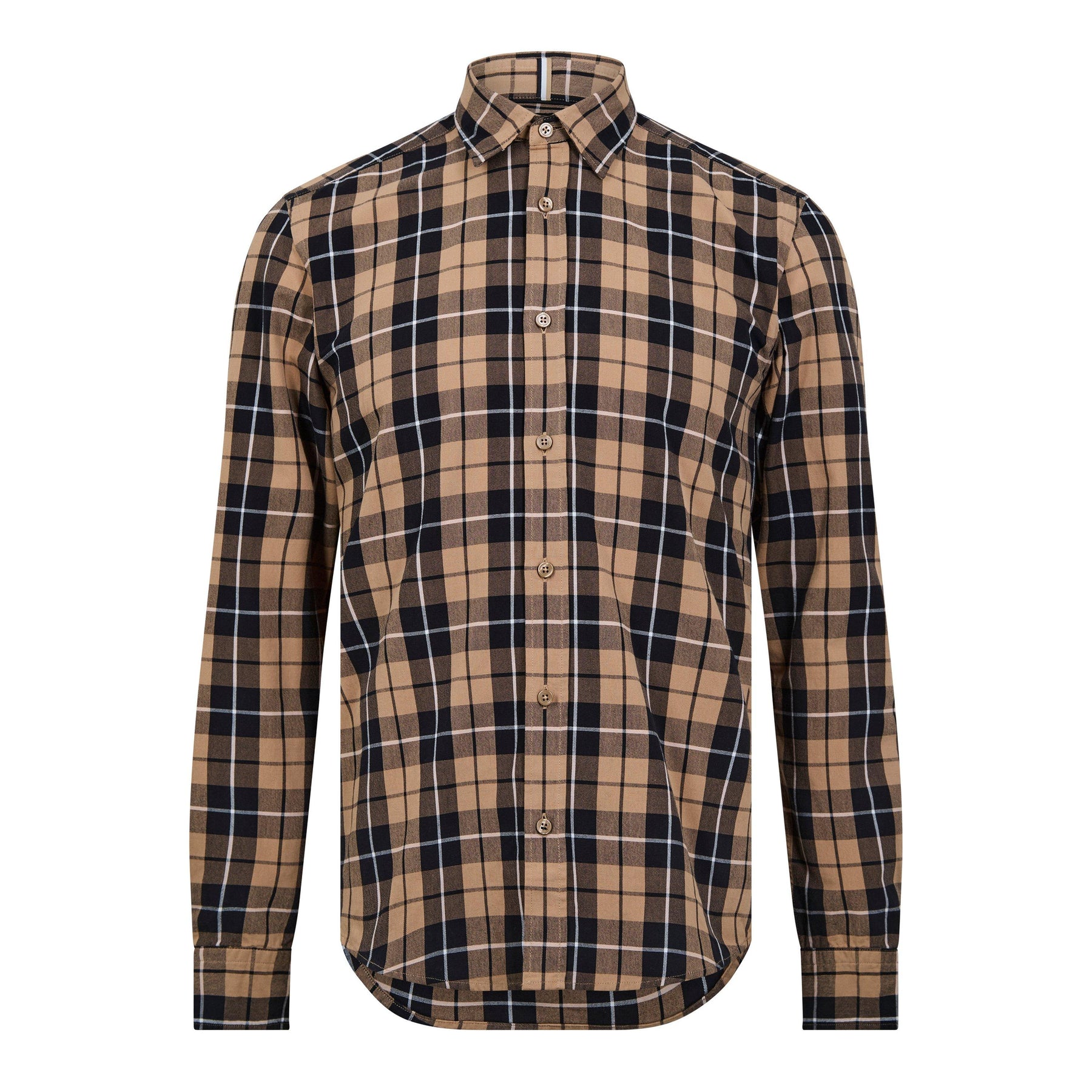 Men's HBB C LIAM Kent Patterned Long-Sleeve Shirt