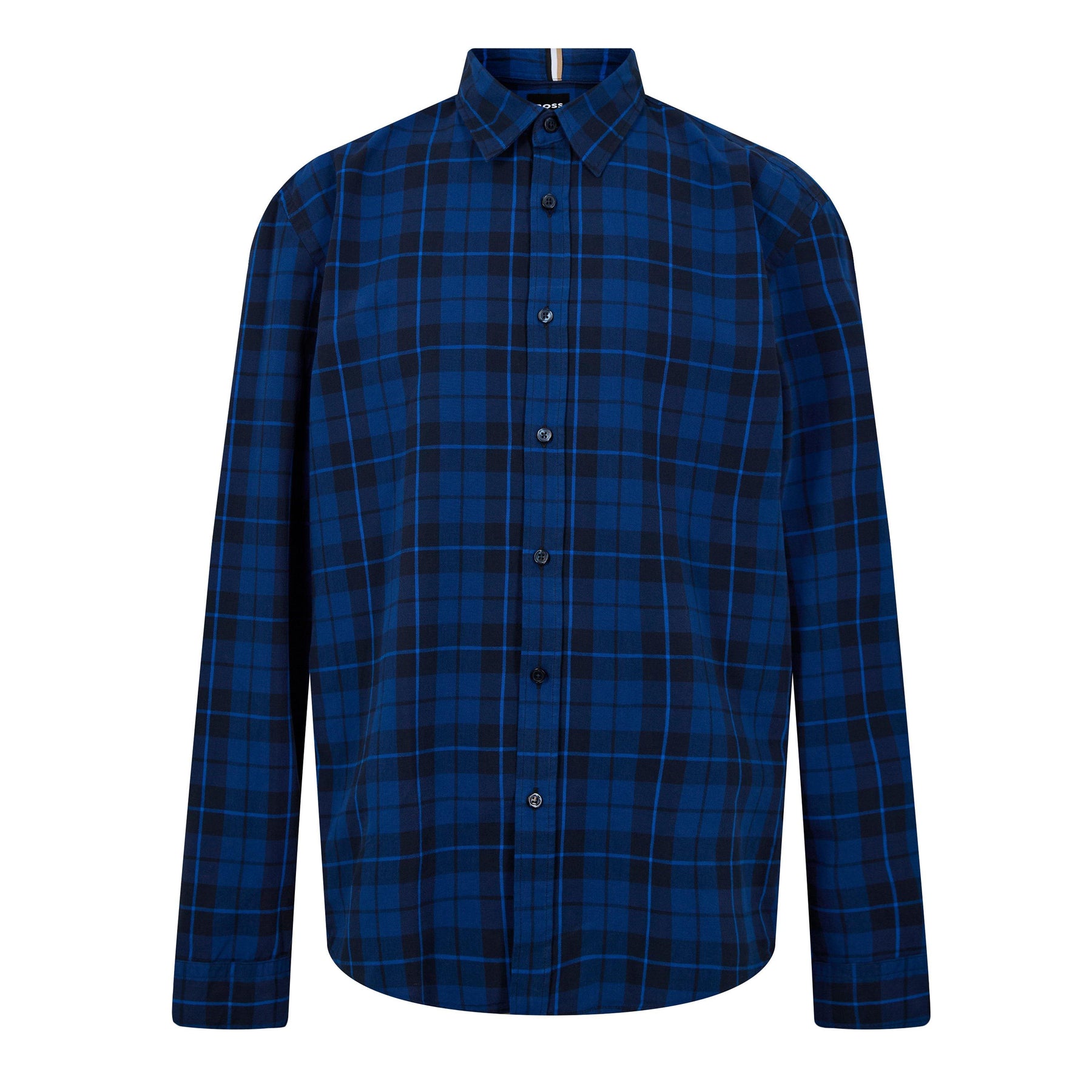 Men's HBB C LIAM Kent Patterned Long-Sleeve Shirt