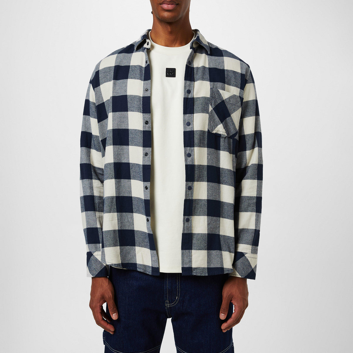 Men's Riou Patterned Long-Sleeve Shirt