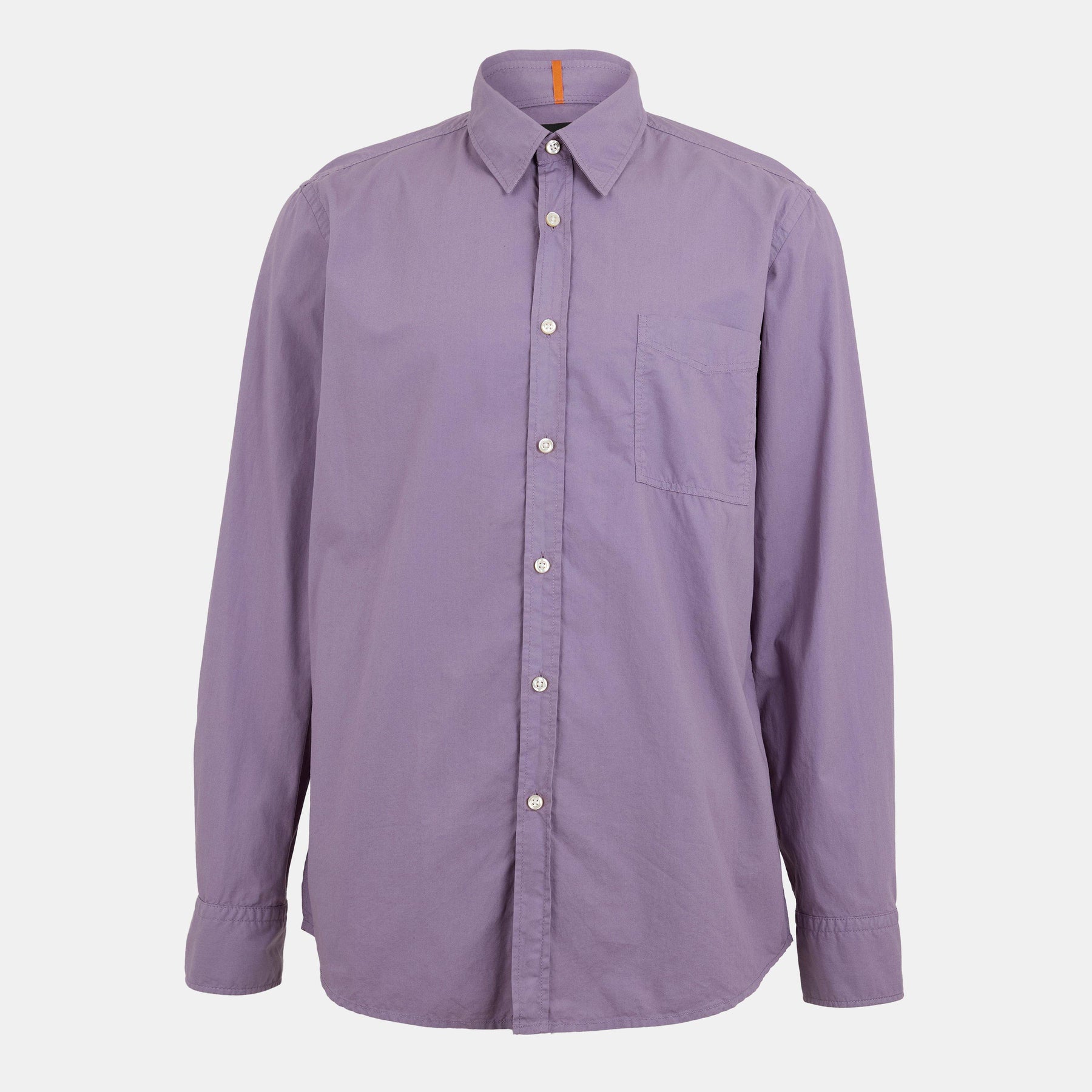 Men's Relegant Plain Long-Sleeve Shirt