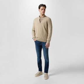 Men's HBB Ebrando Zipped Top Design Jumper