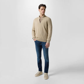 Men's HBB Ebrando Zipped Top Design Jumper