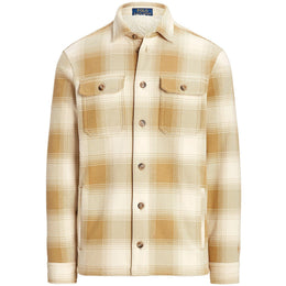 Plaid Fleece Shirt Jacket