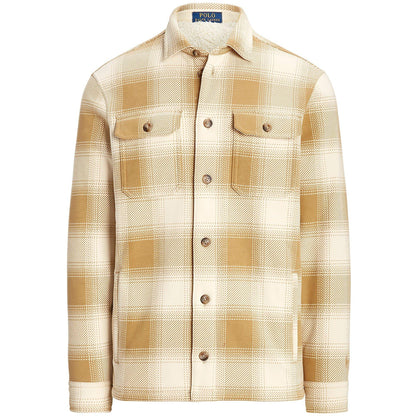 Plaid Fleece Shirt Jacket
