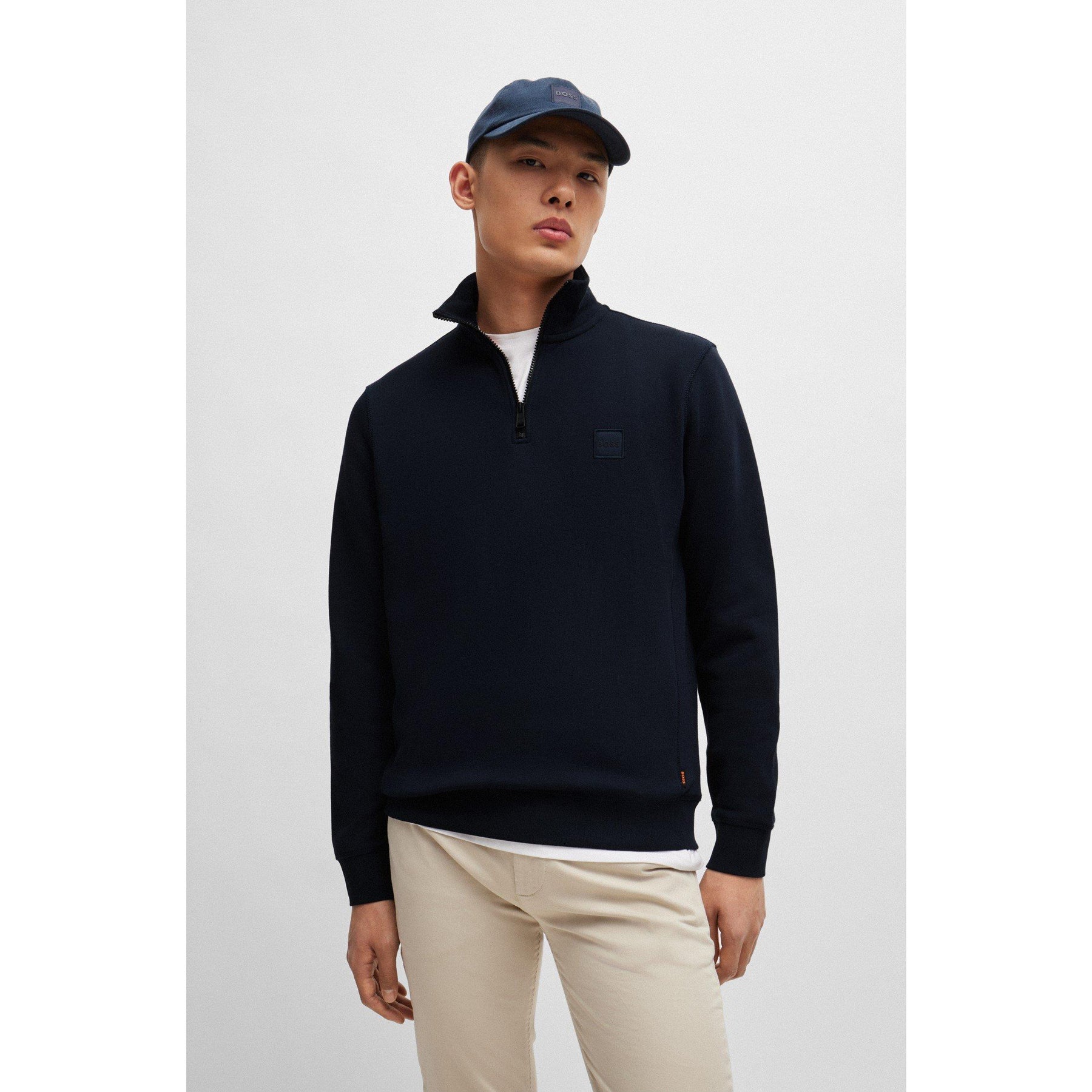 Men's Zetrust quarter Luxe Cotton Blend Sweatshirt