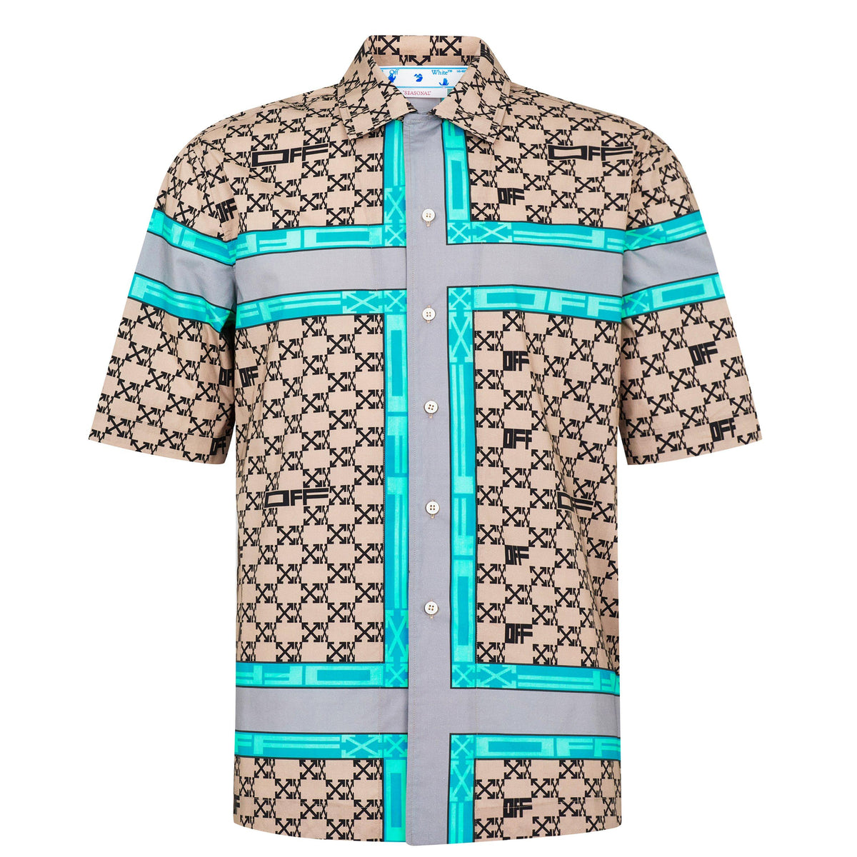 Men's Monogram Stripe Shirt, Signature Pattern