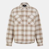 Men's Waffle Flannel Shirt, Textured Fabric