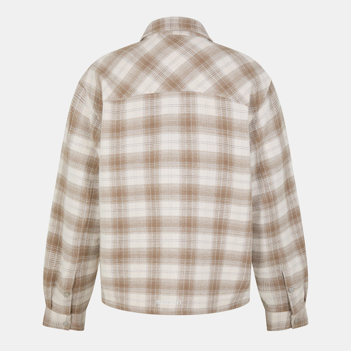 Men's Waffle Flannel Shirt, Textured Fabric