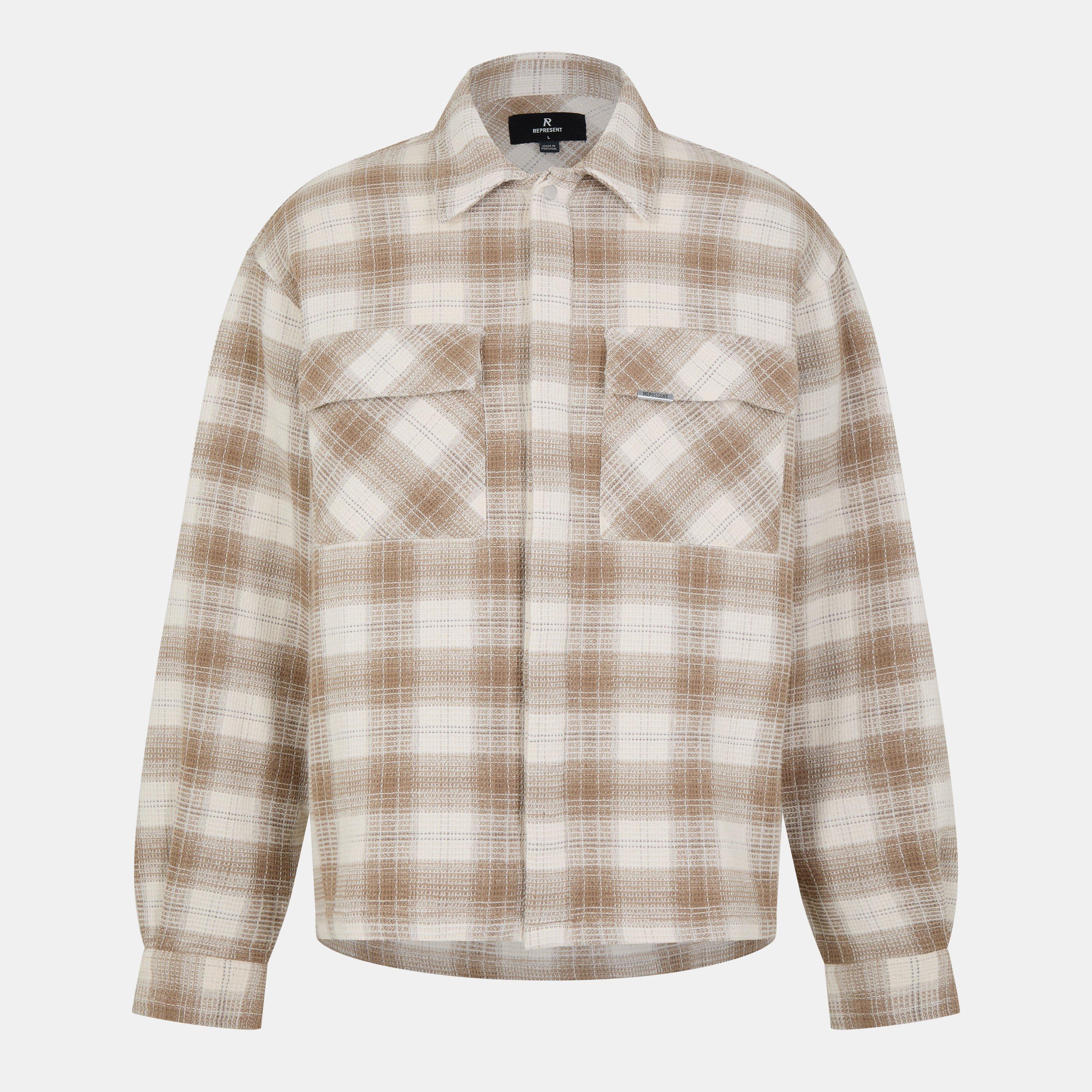 Waffle Flannel Shirt, Textured Fabric
