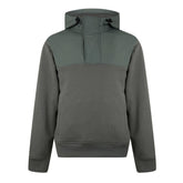 Men's Zetwill Nylon 2 quarter Zip Fleece Hoodie