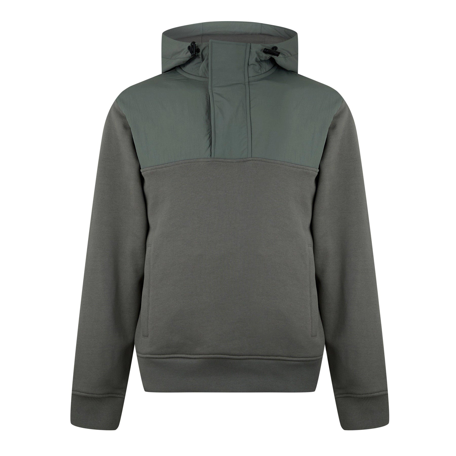 Men's Zetwill Nylon 2 quarter Zip Fleece Hoodie