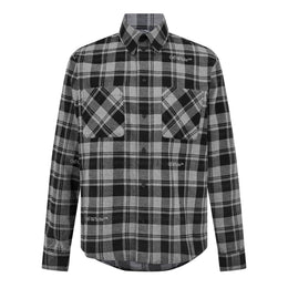Check Plaid Cotton Long Sleeve Shirt