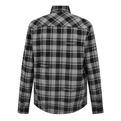 Men's Check Shirt, All-over Pattern