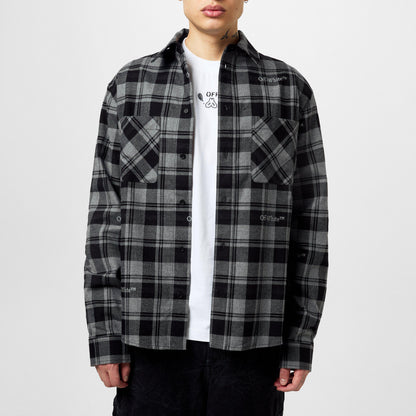 Check Plaid Cotton Long Sleeve Shirt