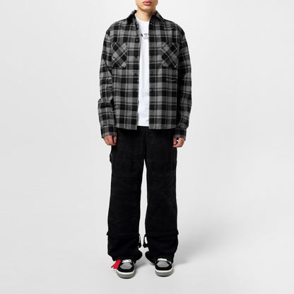 Check Plaid Cotton Long Sleeve Shirt