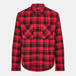 Check Plaid Cotton Long Sleeve Shirt