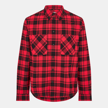 Check Plaid Cotton Long Sleeve Shirt