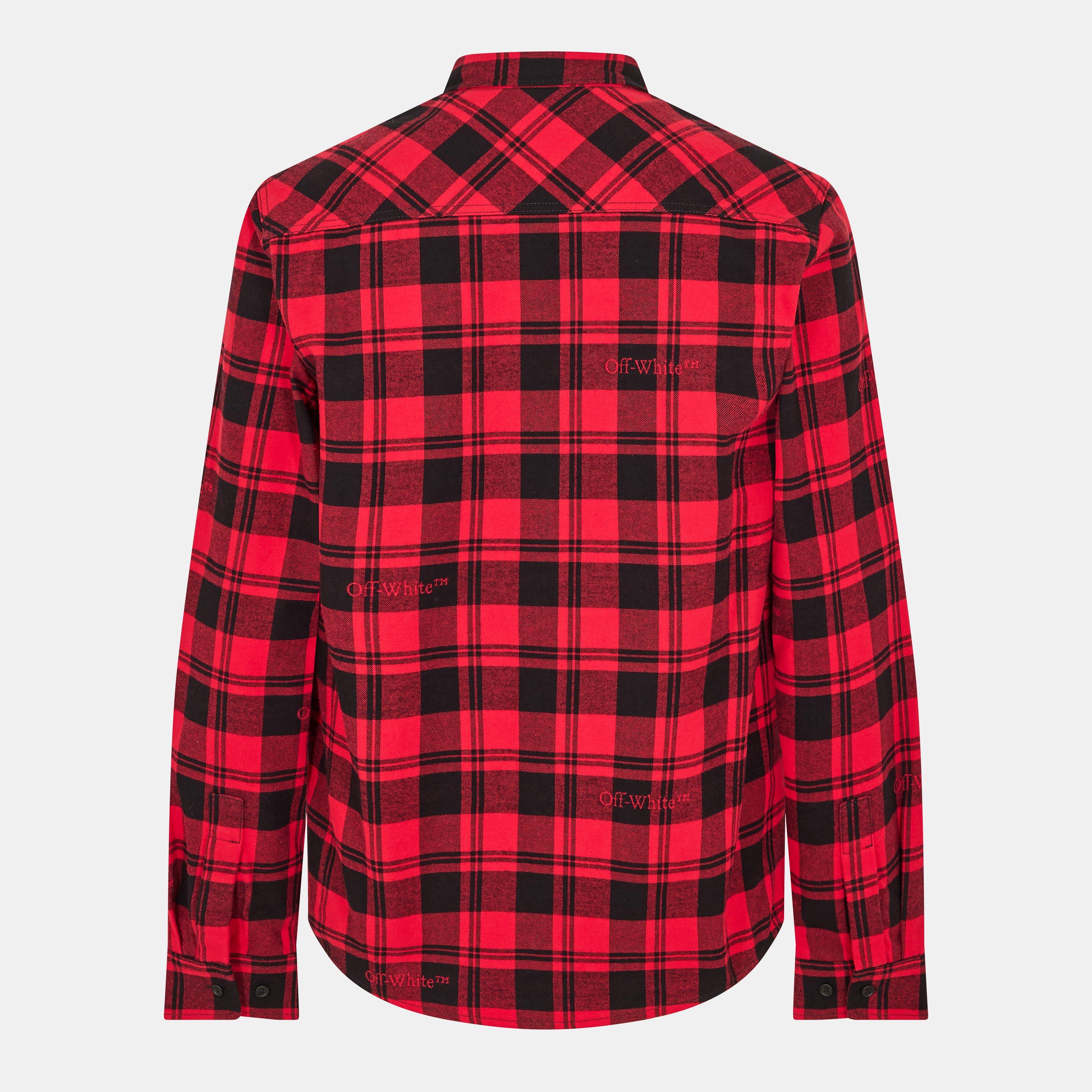 Check Plaid Cotton Long Sleeve Shirt