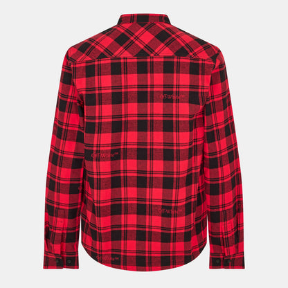 Check Plaid Cotton Long Sleeve Shirt