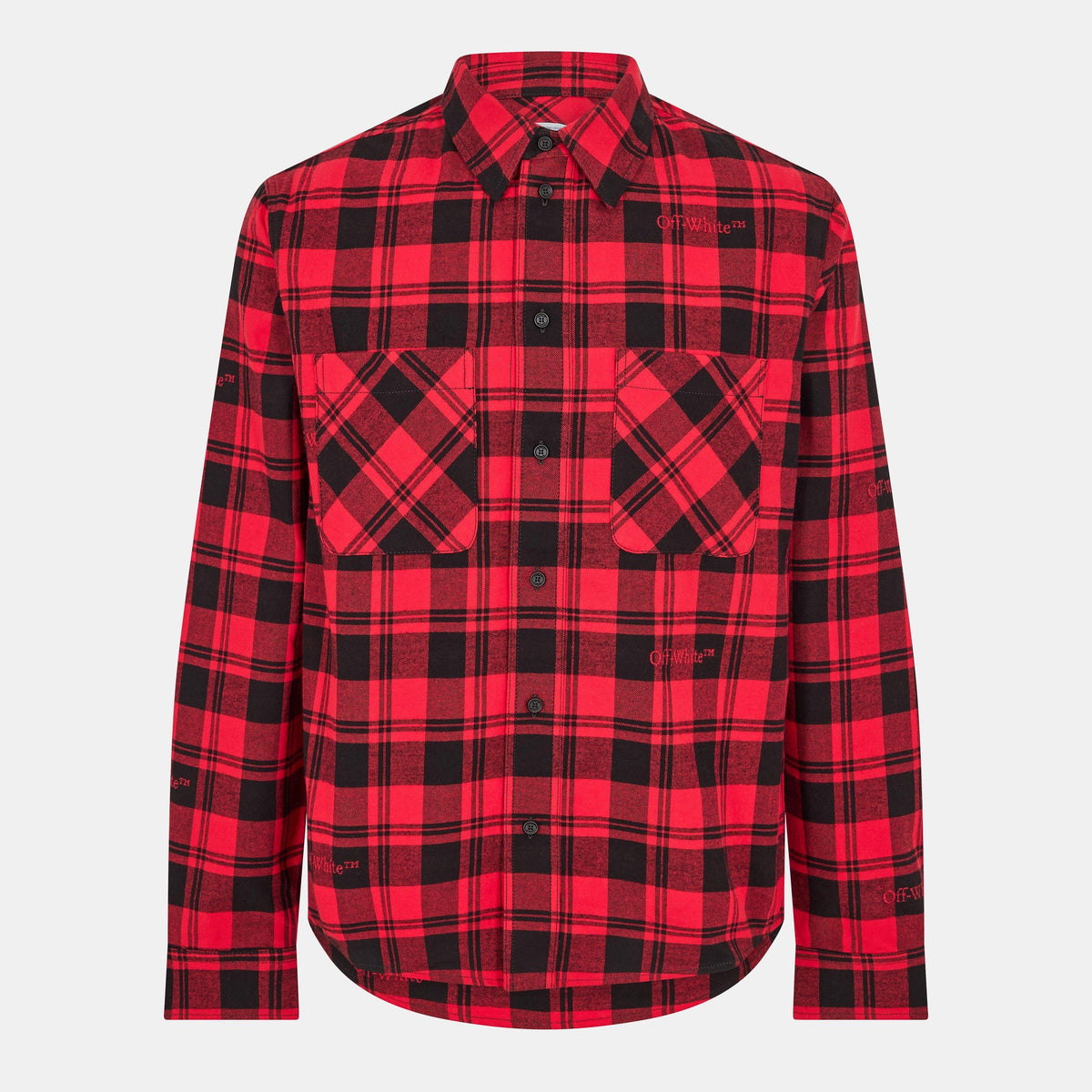 Men's Check Shirt, All-over Pattern