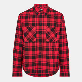 Men's Check Shirt, All-over Pattern