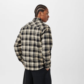 Men's Check Shirt, All-over Pattern