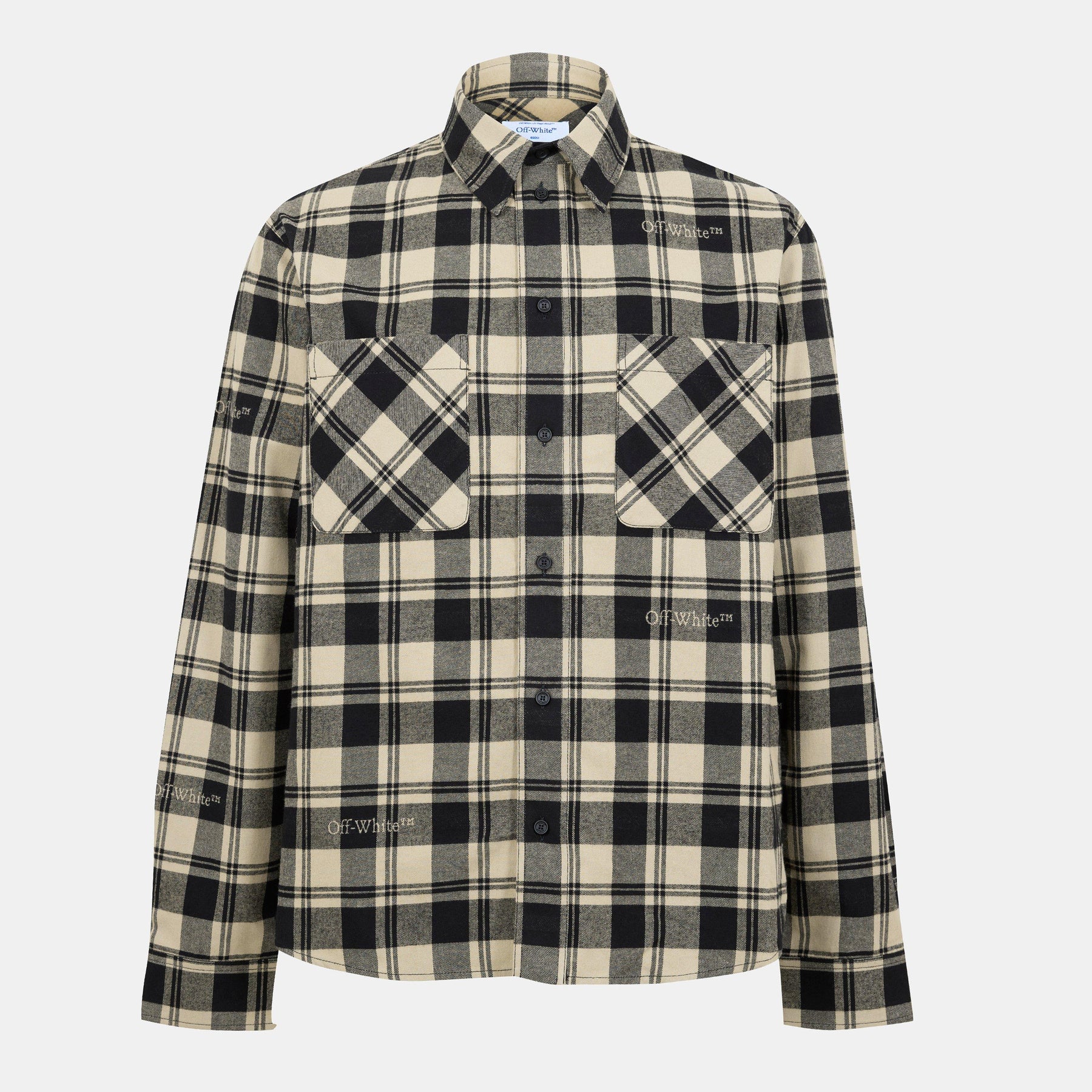 Men's Check Shirt, All-over Pattern